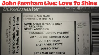 John Farnham Live: Love To Shine