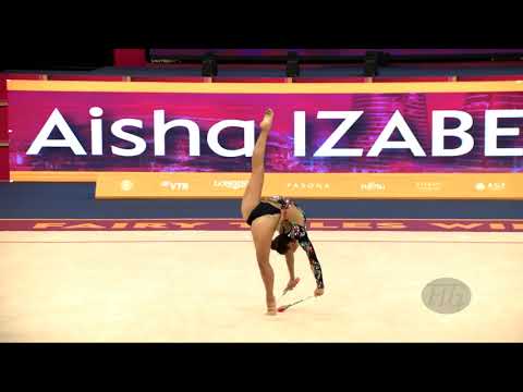IZABEKOVA Aisha (KGZ) - 2019 Rhythmic Worlds, Baku (AZE) - Qualifications Clubs