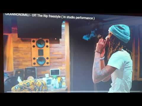 Elite Reactions Gkannon3Mili Off The Rip freestyle ( In studio performance)