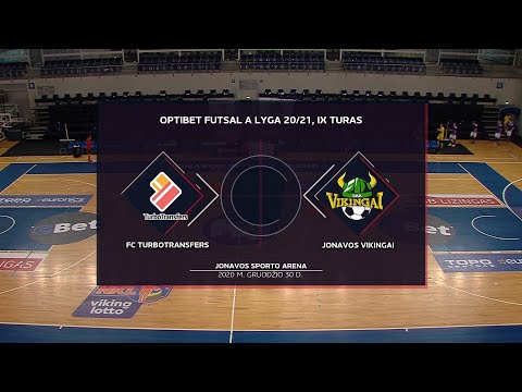 Optibet Futsal A Lyga | FC Turbotransfers - Jonavos Vikingai | Rungtynių Santrauka |
