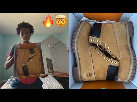 TIMBERLAND PREMIUM 6 IN WATERPROOF BOOTS “NUBUCK” UNBOXING AND REVIEW🔥🤯🤯💪🏾