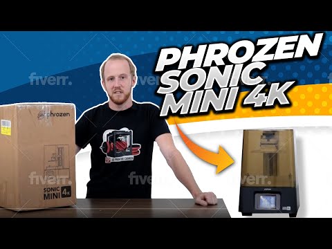 Phrozen Sonic Mini 4K Resin 3D Printer Unboxing & Test Prints