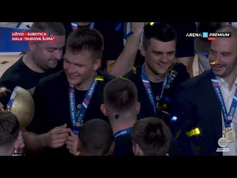 PARTIZAN JE ŠAMPION SRBIJE POSLE 11 GODINA: Crno-beli podigli trofej KLS! / 24.06.2025.