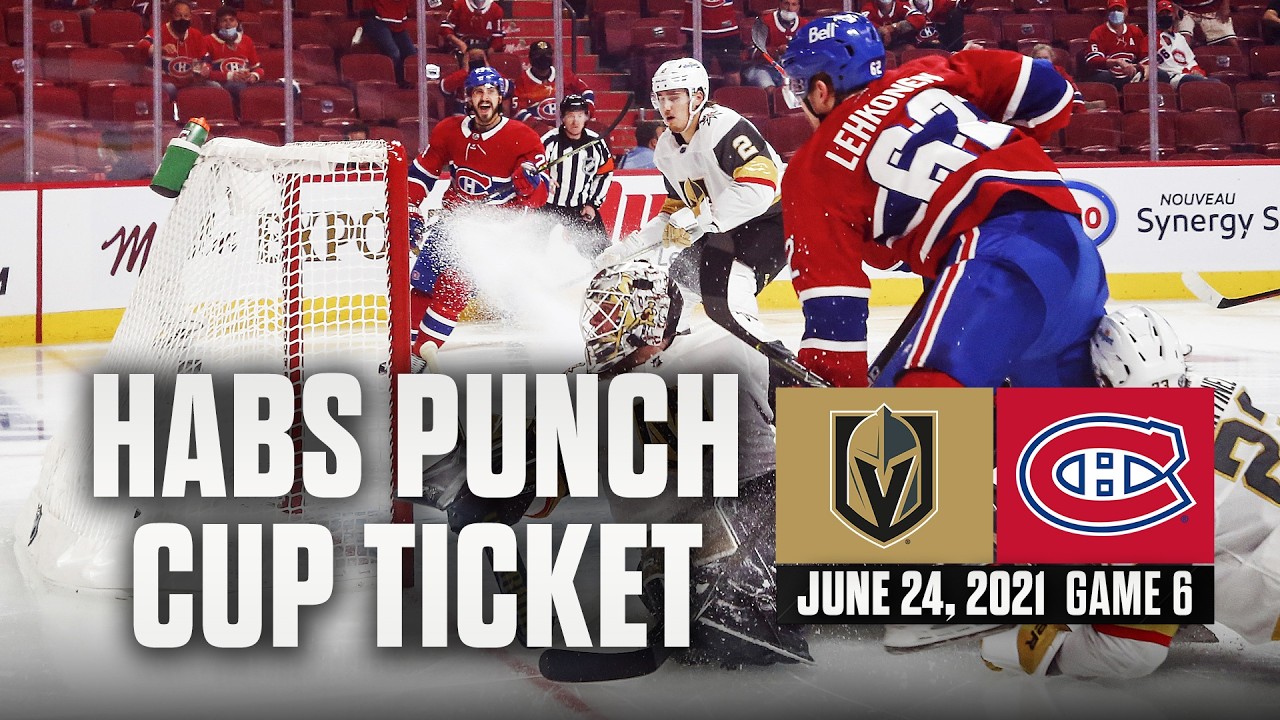 FULL REPLAY: Montreal Advances in OT | Golden Knights vs Canadiens | 2021 Stanley Cup Semifinals