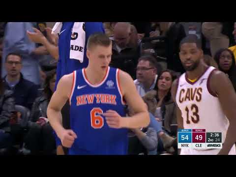 Kristaps Porzingis Puts On A Show In Cleveland