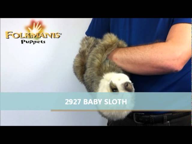 Video Teaser für 2927 Folkmanis Baby Sloth