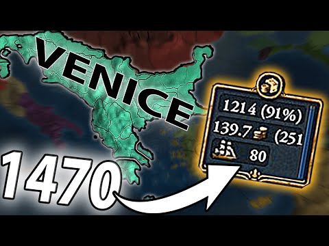 Ridiculous Income as Venice Trade Empire in EU4
