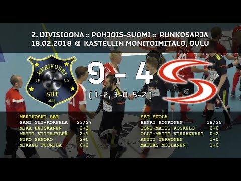 Maalikooste: Merikoski SBT vs. SBT Suola (18.2.2018)