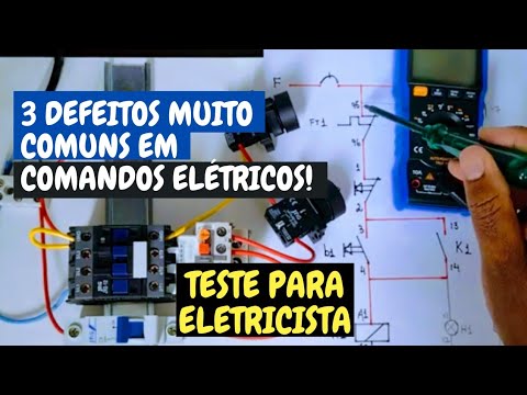 Como encontrar DEFEITOS em COMANDOS ELÉTRICOS | Teste para ELETRICISTA