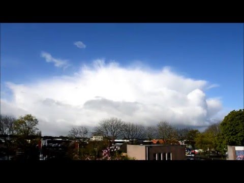 Timelapse winterly weather in Woerden, The Netherlands