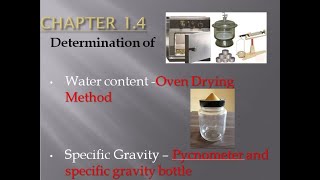 Geotechnical Engineering I-KTU Syllabus-Module 1- Chapter 1.4-Determination of w and G