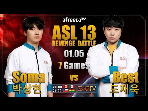 [ESP] ASL S13 Revenge Battle Soma vs Best (7games) - Starcraft Remasterizado (StarCastTV Español)