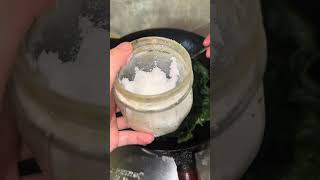 小时候喂猪的蕃薯叶，没想到这么好吃，怪不得二师兄长那么肥#萌娃#亲子搞笑#搞笑#美食