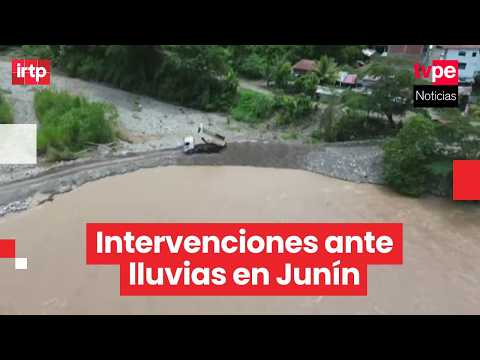 Junín: refuerzan trabajos de limpieza y descolmatación ante lluvias y riesgo de inundaciones