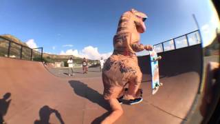 Aloha Syndicate T REX can skateboard too