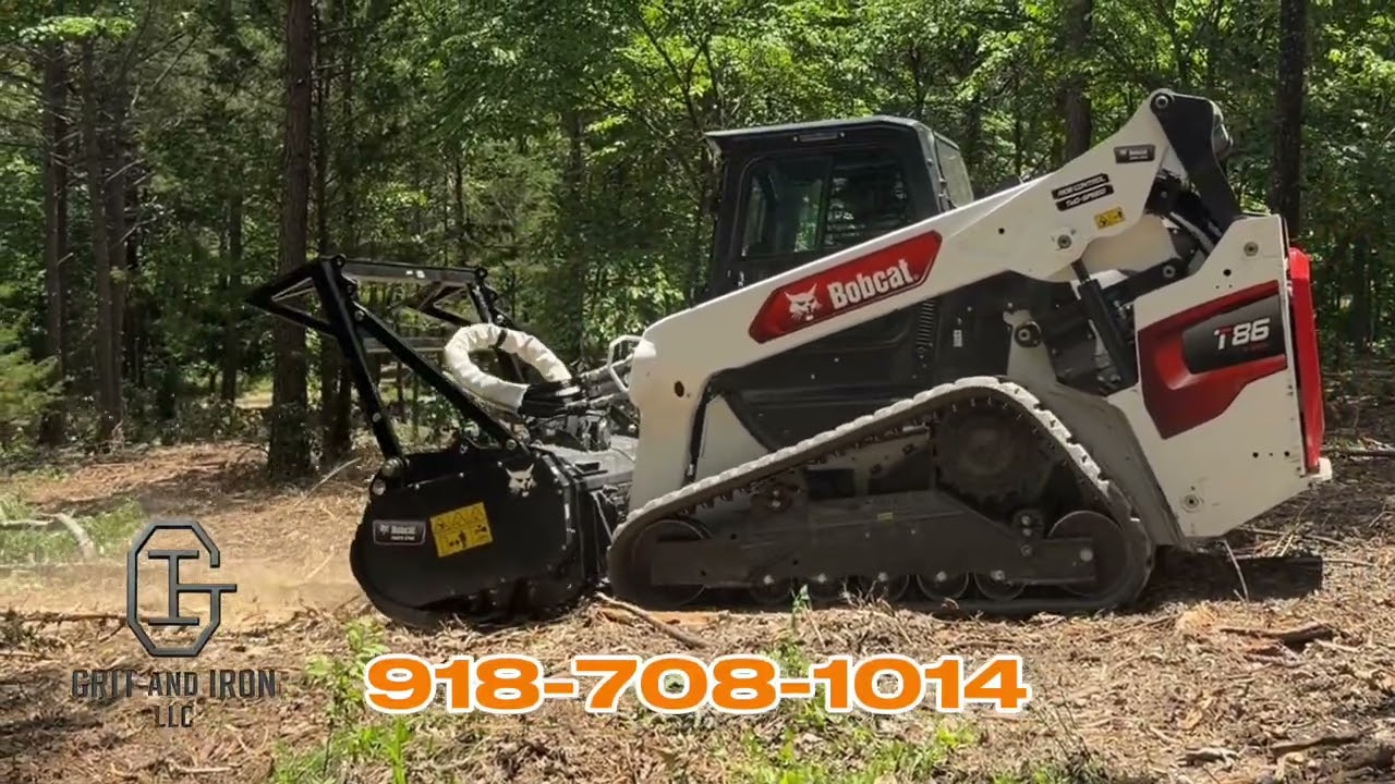 Forestry mulching and land clearing job in Northeast Oklahoma — click to play video