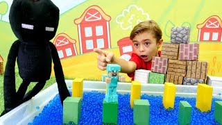 Minecraft oyunları. Büyük derleme. Enderman vs Steve