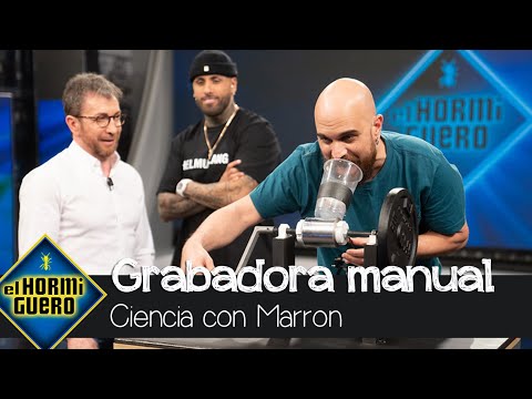 Nicky Jam, alucinado con la primera grabadora manual inspirado en Edison - El Hormiguero
