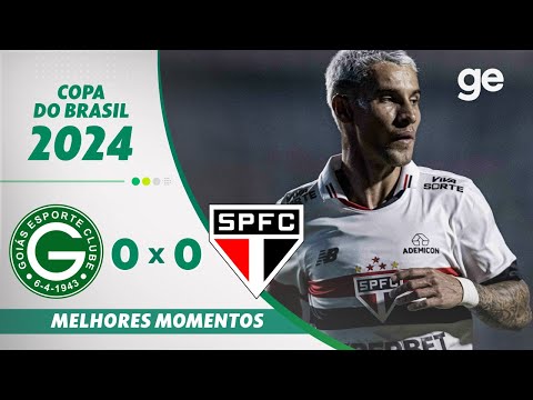 Gols e lances de Goiás x São Paulo