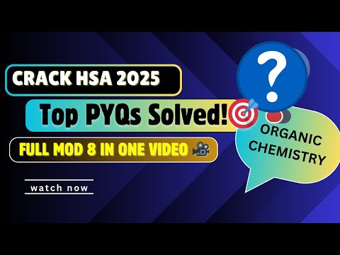 Crack Module 8 Easily! | Solved MCQs + Previous Year Questions | HSA Physical Science part 1