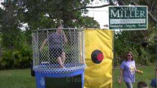 preview picture of video 'Amber Miller in the dunk tank!'