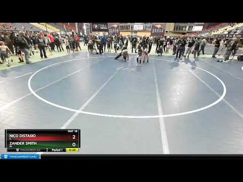 63 Lbs Quarterfinal - Zander Smith, IN Vs Nico Distasio, IL Ff80