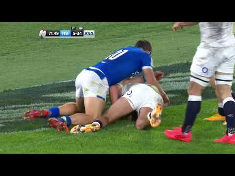 Slade pinballs over for England's fifth try | Guinness Six Nations