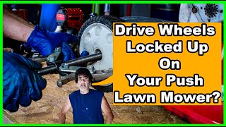 Self Propelled Lawnmower Wheels Locked Up [Easy Fix]