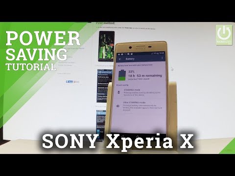 Power Saving Mode in SONY Xperia X F5121 - Use Battery Saver