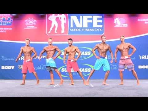 NFE 2016 -  Men's Physique juniorit - Finaali