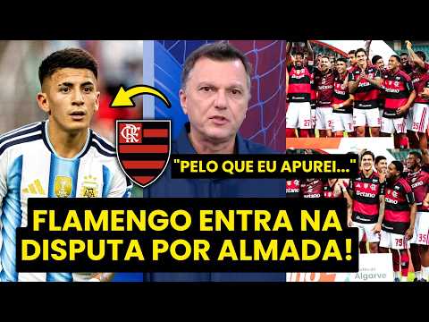 ALMADA NO FLAMENGO? “PELO QUE EU APUREI, HÁ ATÉ UM ACORDO com o…” | MAURO CEZAR ABRE O JOGO!