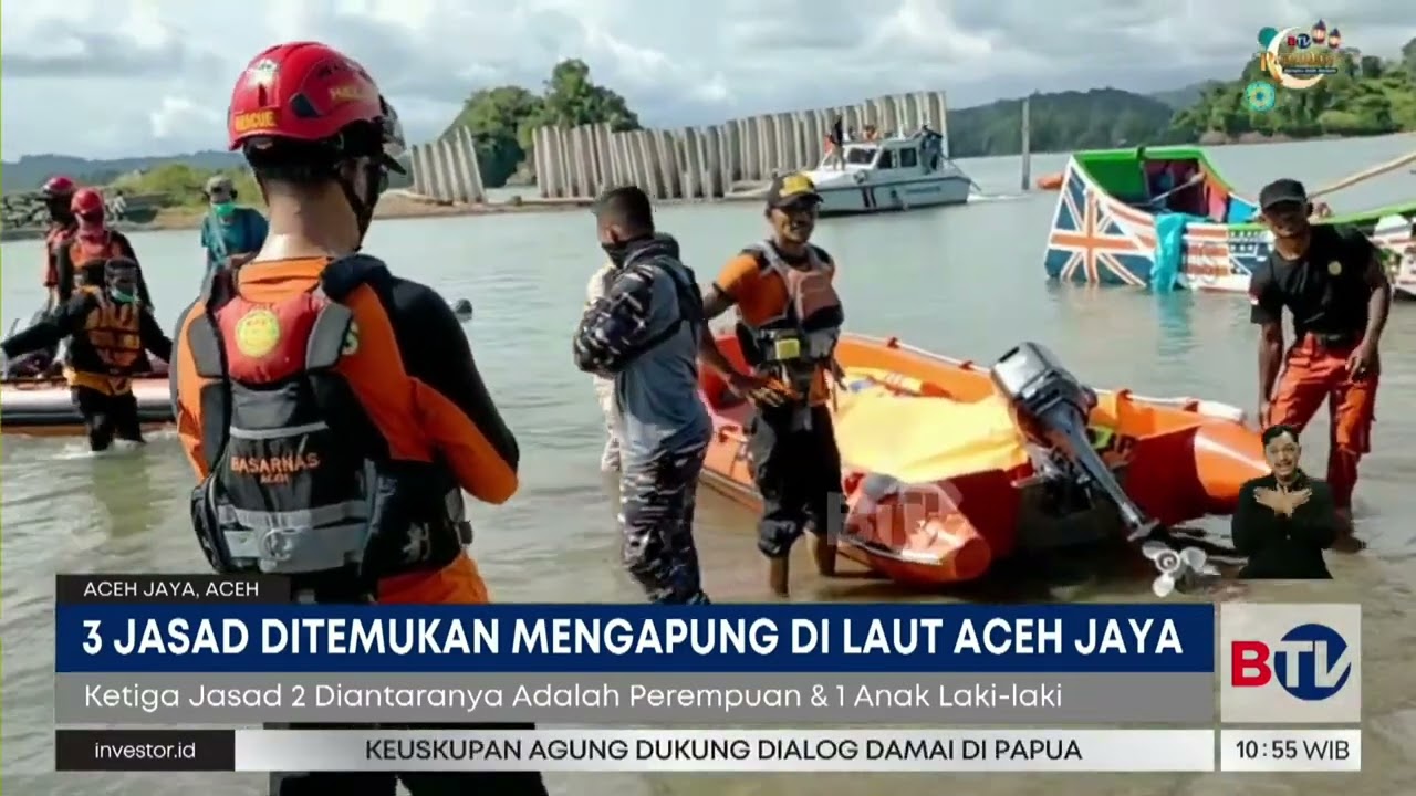 3 Jasad Diduga Warga Etnis Rohingya Ditemukan Terapung di Laut Aceh Jaya