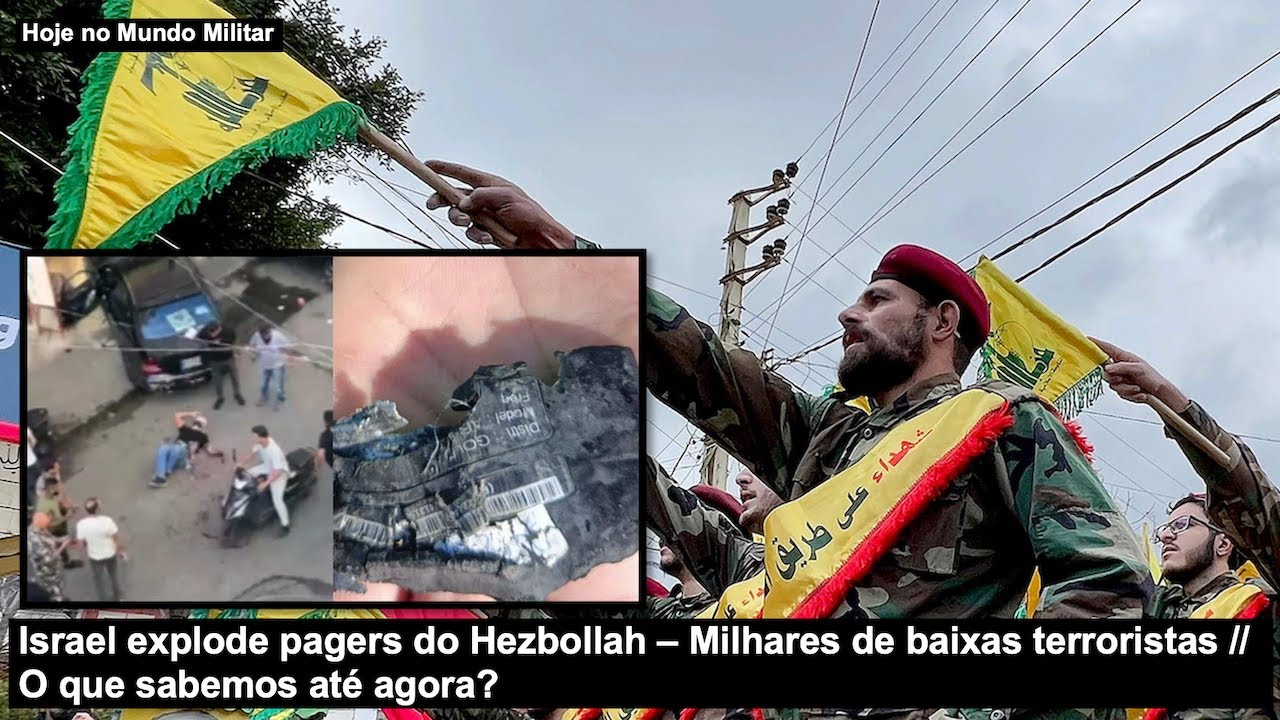 Israel explode pagers do Hezbollah – Milhares de baixas terroristas – O que sabemos até agora?