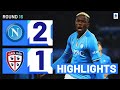 NAPOLI-CAGLIARI 2-1 | HIGHLIGHTS | Osimhen and Kvara both on target for champions | Serie A 2023/24