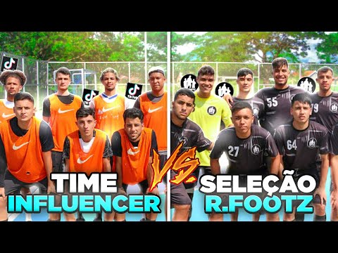 SELEÇÃO R.FOOTZ vs TIME INFLUENCERS - JOGO DAS LENDAS