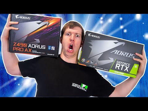 This Custom Build is getting Hard! - Aorus Water Cooled PC Build Part 3