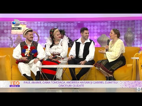 Teo Show - Paul Ananie, Oana Tomoiaga, Andreea Haisan and Gabriel Dumitru are two players of the ...