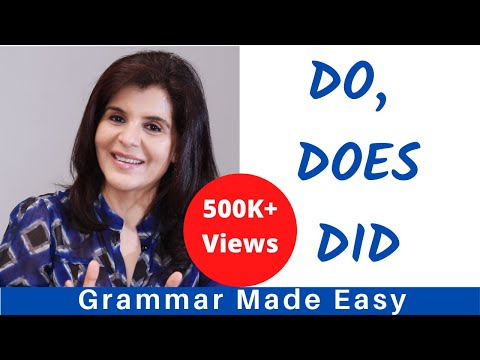 How & When to Use Do, Does and Did | Correct Use of Do / Does / Did - ChetChat English Grammar Tips
