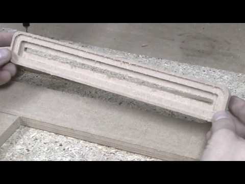 DIY CNC cutting a lighting plexi logo Wnuku Laboratory