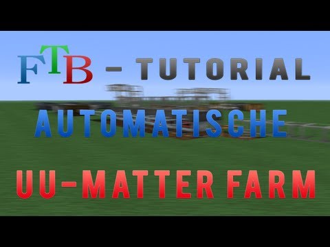 Minecraft Feed the beast | UU-Matter Farm | Unendlich Diamanten [German]
