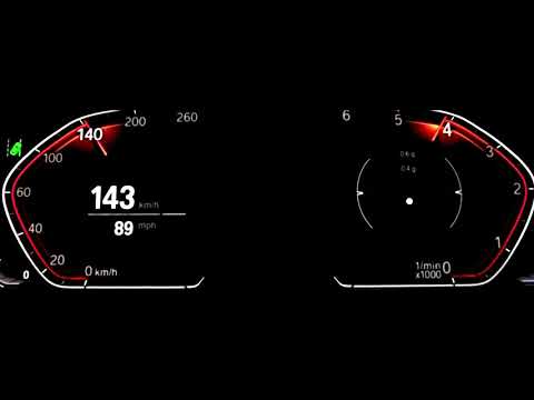 2019 BMW 320d G20 190 HP Acceleration 0-200 km/h