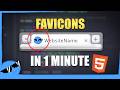 HTML Favicons In 1 Minute! Add Icon to Your Website in 2025