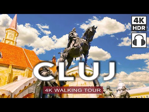 CLUJ-NAPOCA, Romania 🇷🇴 Walking Tour | The Capital of Transylvania | City Festival | 4K, 3D Sound