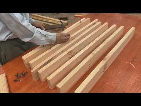 Amazing Creative Design Ideas Woodworking Project Old Pallets  Build A Smart Outdoor Table   DIY