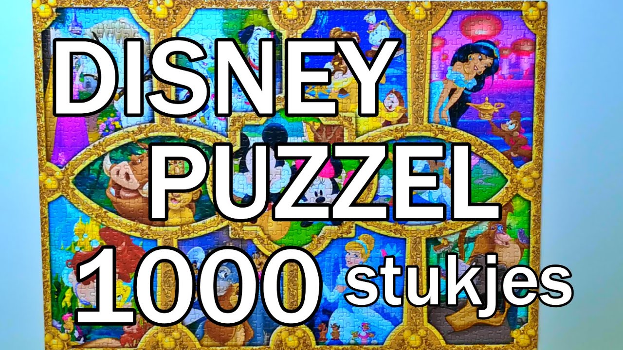 PUZZELEN || 1000 stukjes ||  Disney Magical Moments