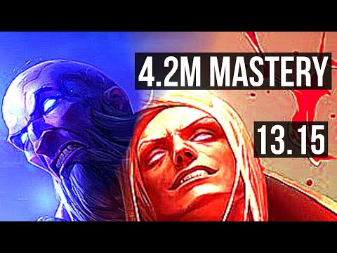 RYZE vs VLADIMIR (MID) | 4.2M mastery, 6 solo kills, 600+ games, Godlike, 12/3/5 | NA Master | 13.15