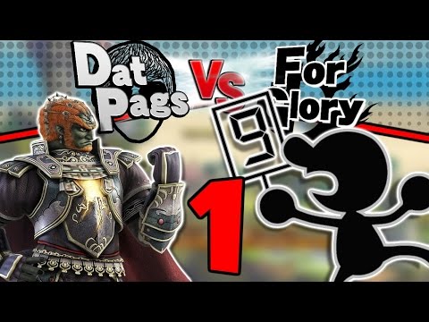 Disrespect and Nines in Smash Bros! DatPags Vs For Glory Montage 1!!