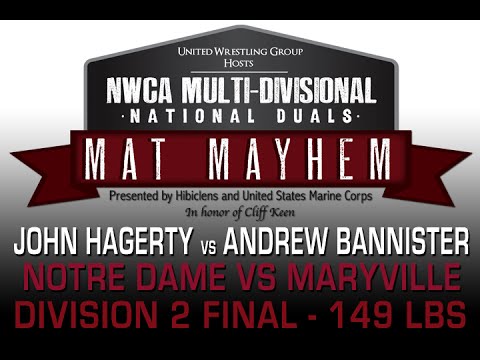 149 John Hagerty v Andrew Bannister - 2015 NWCA Multi-Divisional Duals - D2 FINAL