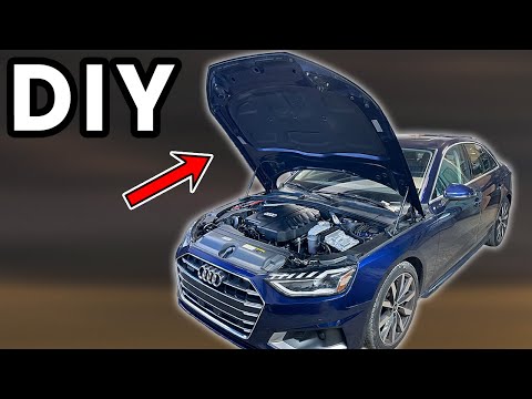 How To Open And Close The Hood - Audi A4 [2017-2024]