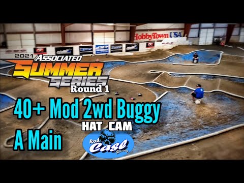 40+ Mod 2wd Buggy  A - Main 'Hat Cam' Summer Series Hobbytown Hobbyplex Omaha, Nebraska